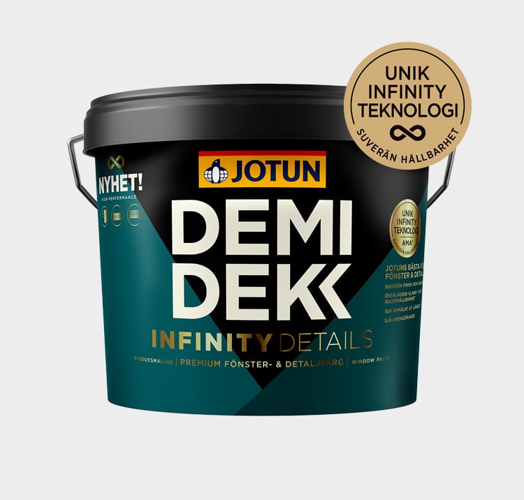 DEMIDEKK Infinity Details - vår allra bästa fönster- och detaljfärg