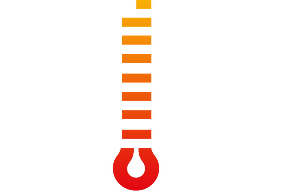 Logo for Jotun's Thermosafe solution, in white