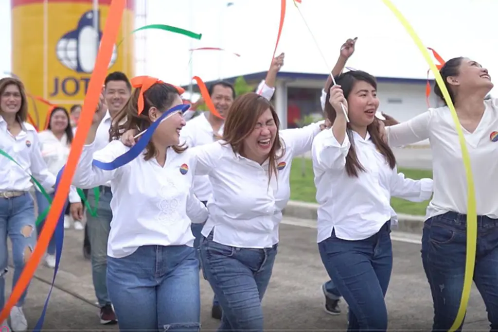 Joyful employees at Jotun Philippines encouraged to bring their true self to work every day