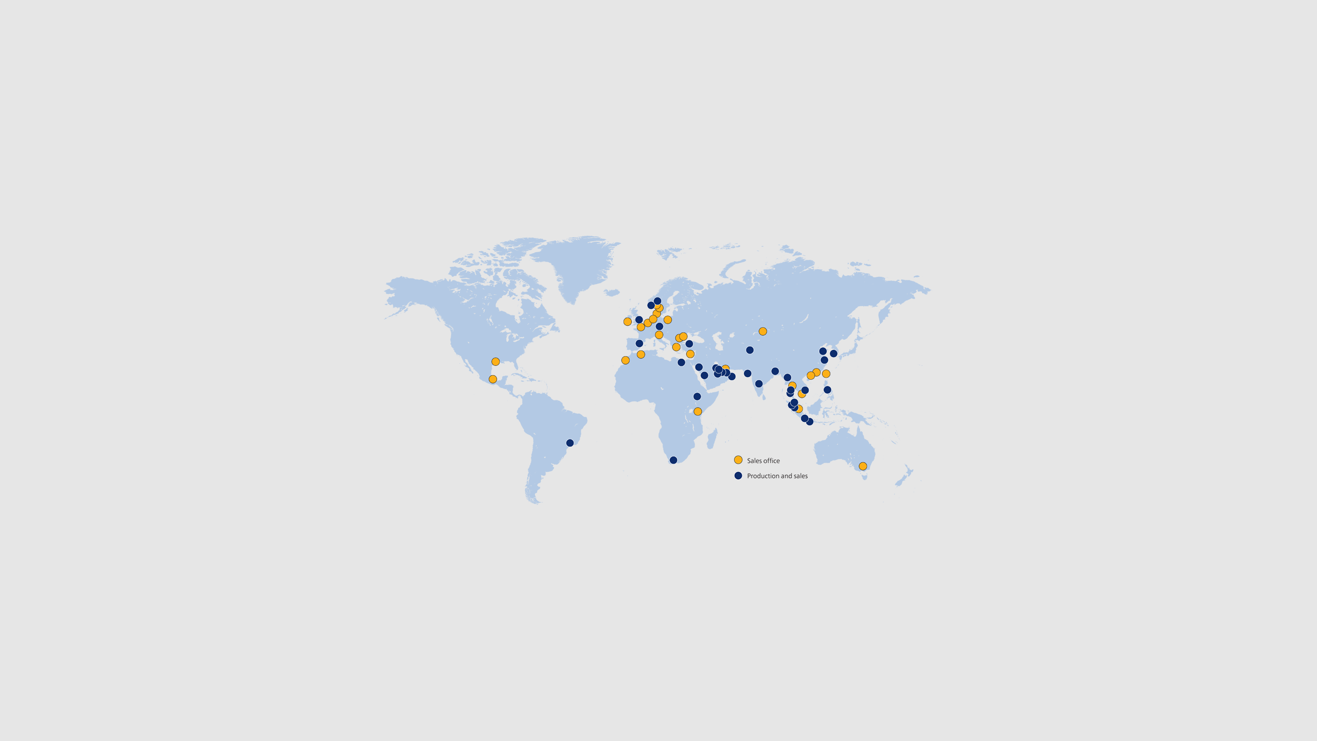 World map with Jotun locations