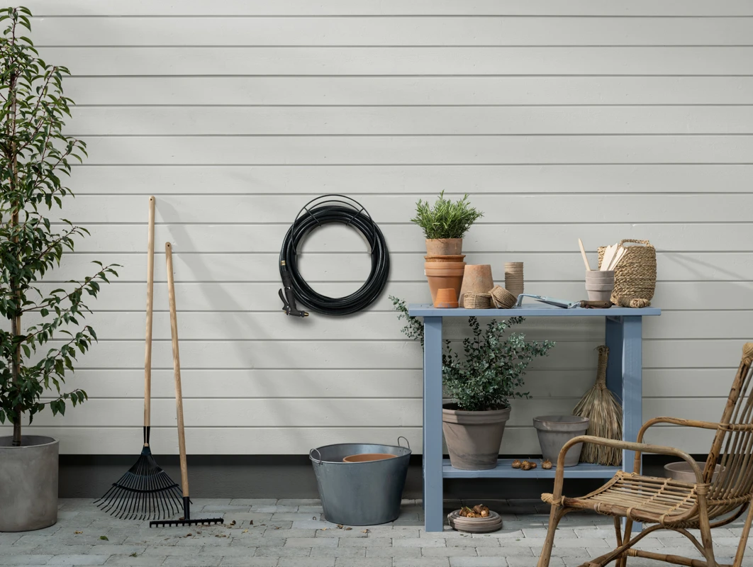 DEMIDEKK nymålat hus - trädgårdsslang Garden Glory