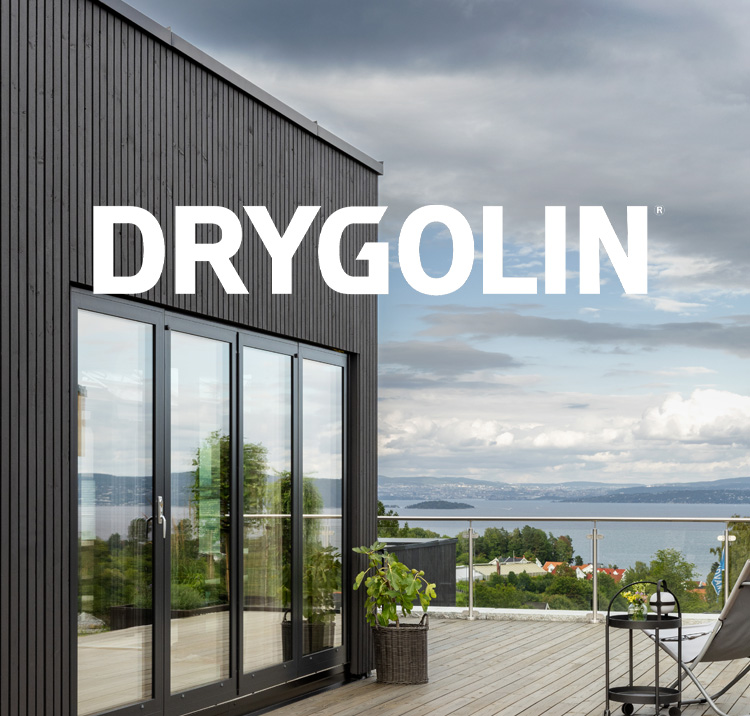 DRYGOLIN logga och bakgrund