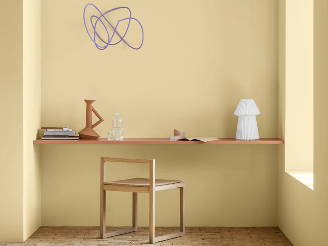 Yellow paint colours for indoor from Jotun