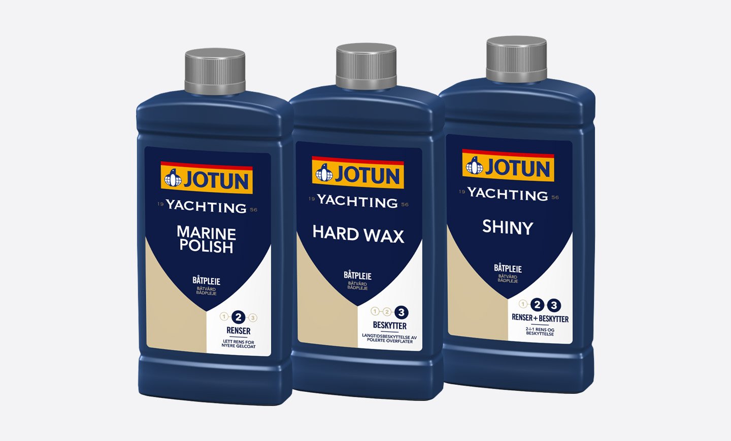 Marine Polish, Shiny og Hard Wax