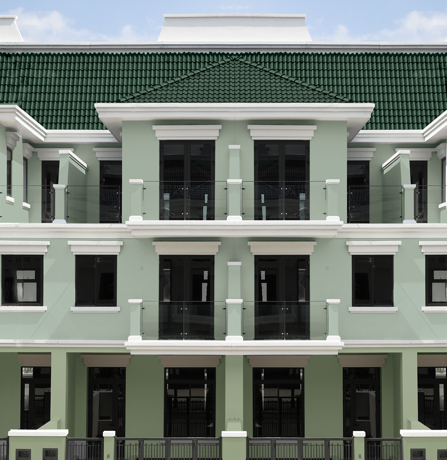 Jotun 7528 Tree 7040 Cypress 7379 Washed Green