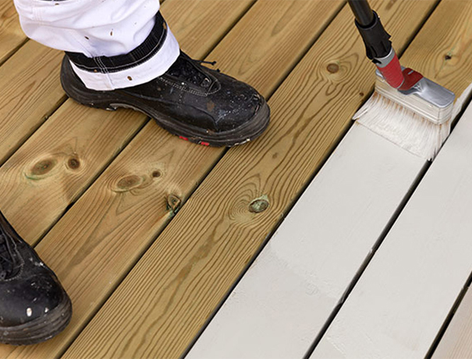 Alt om å beise terrassen