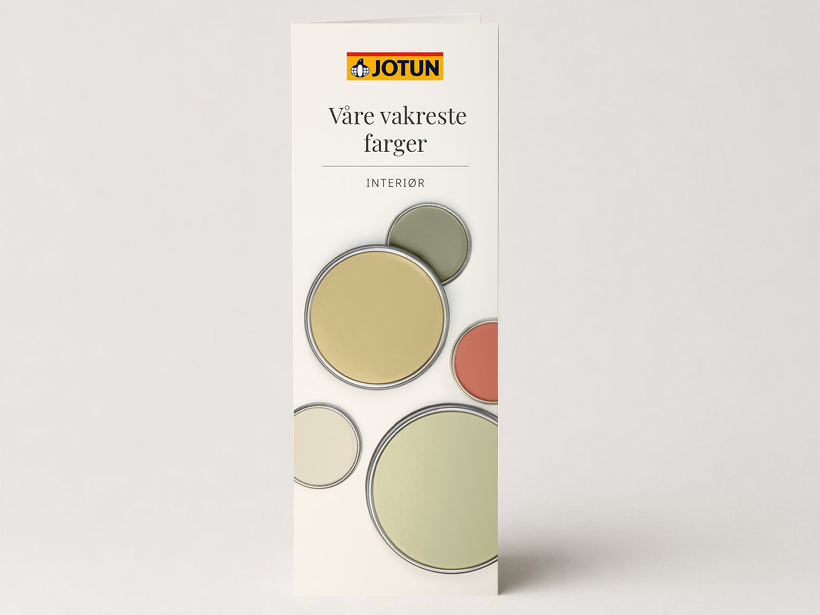 Forsiden av Jotuns fargekart Våre vakreste farger