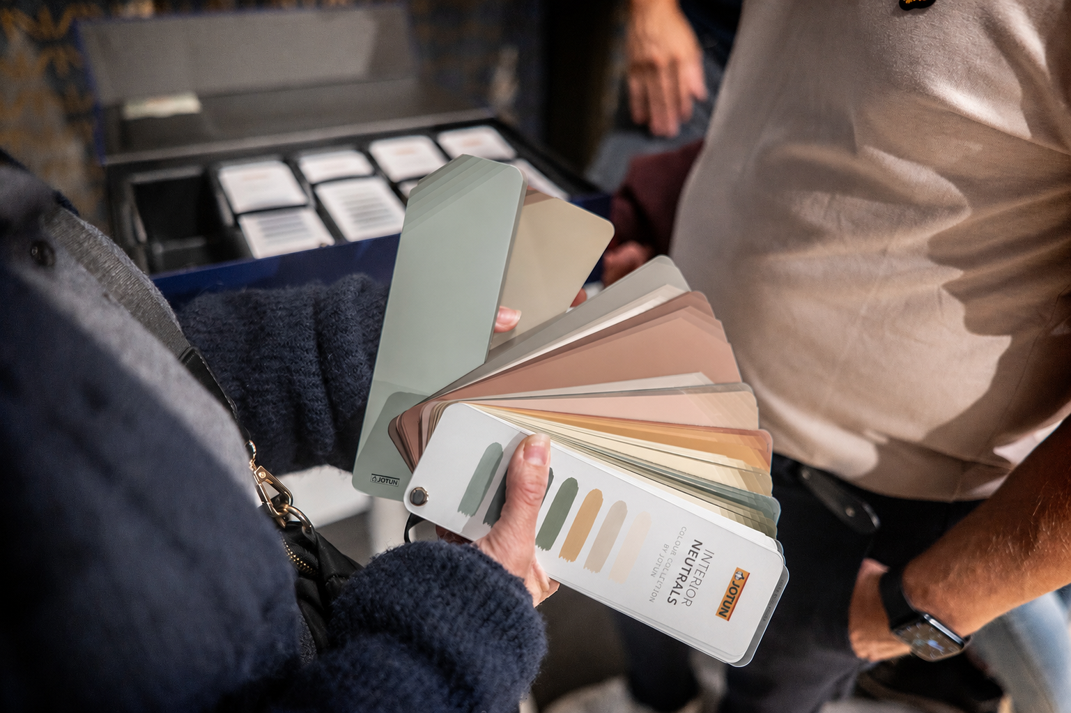 Kulörrådgivning Popup store färgkarta