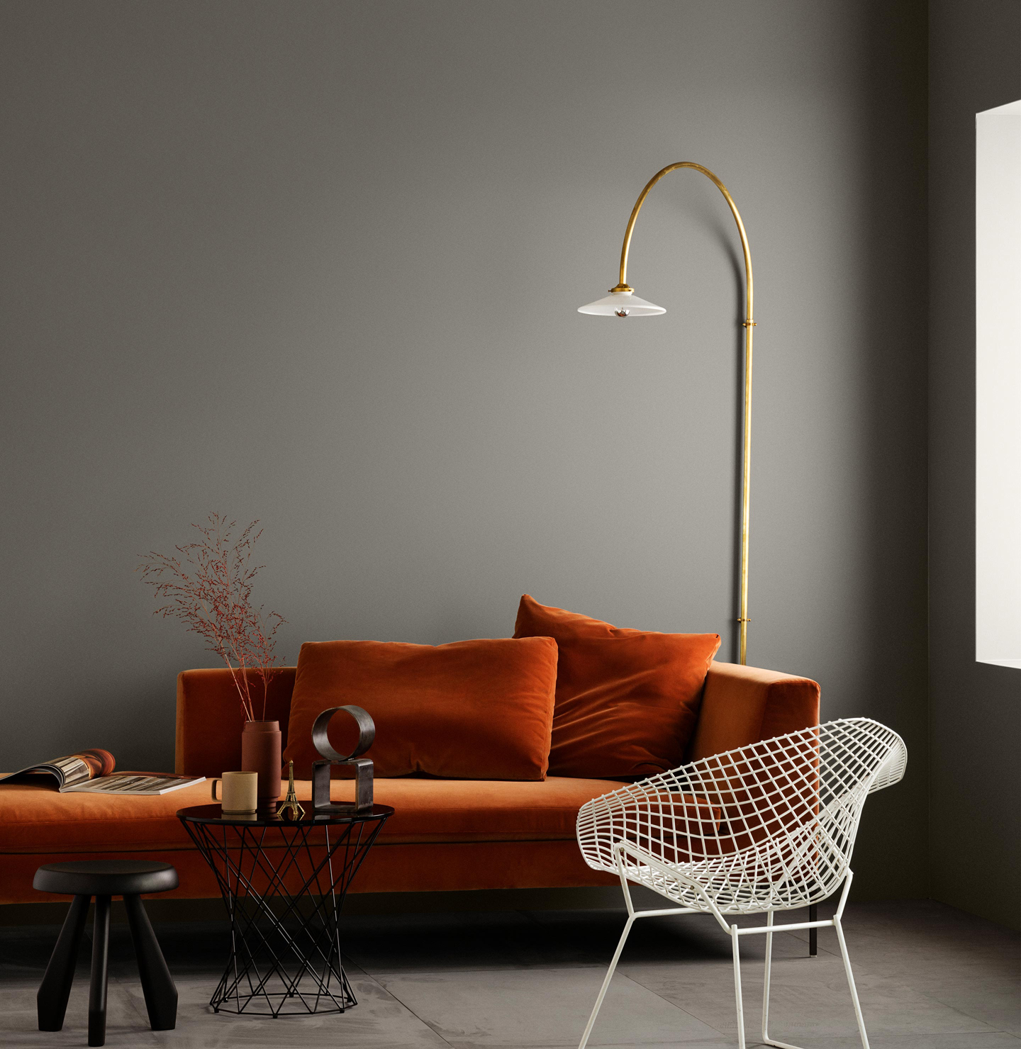 Beautiful grey colour for your living room Jotun 1877 Pebblestone