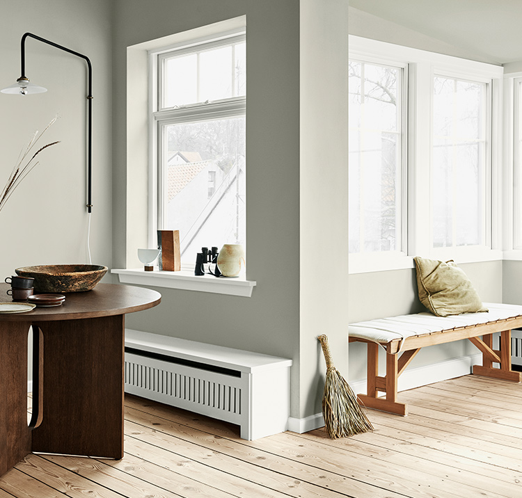 Maling af vindue indendørs