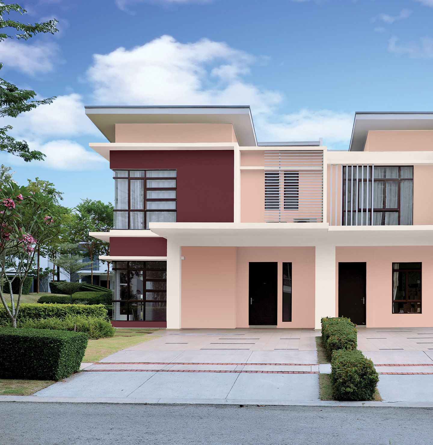 Jotun 1105 Soya Milk 2595 Heavy Cream 2794 Ruddy Exterior Inspiration