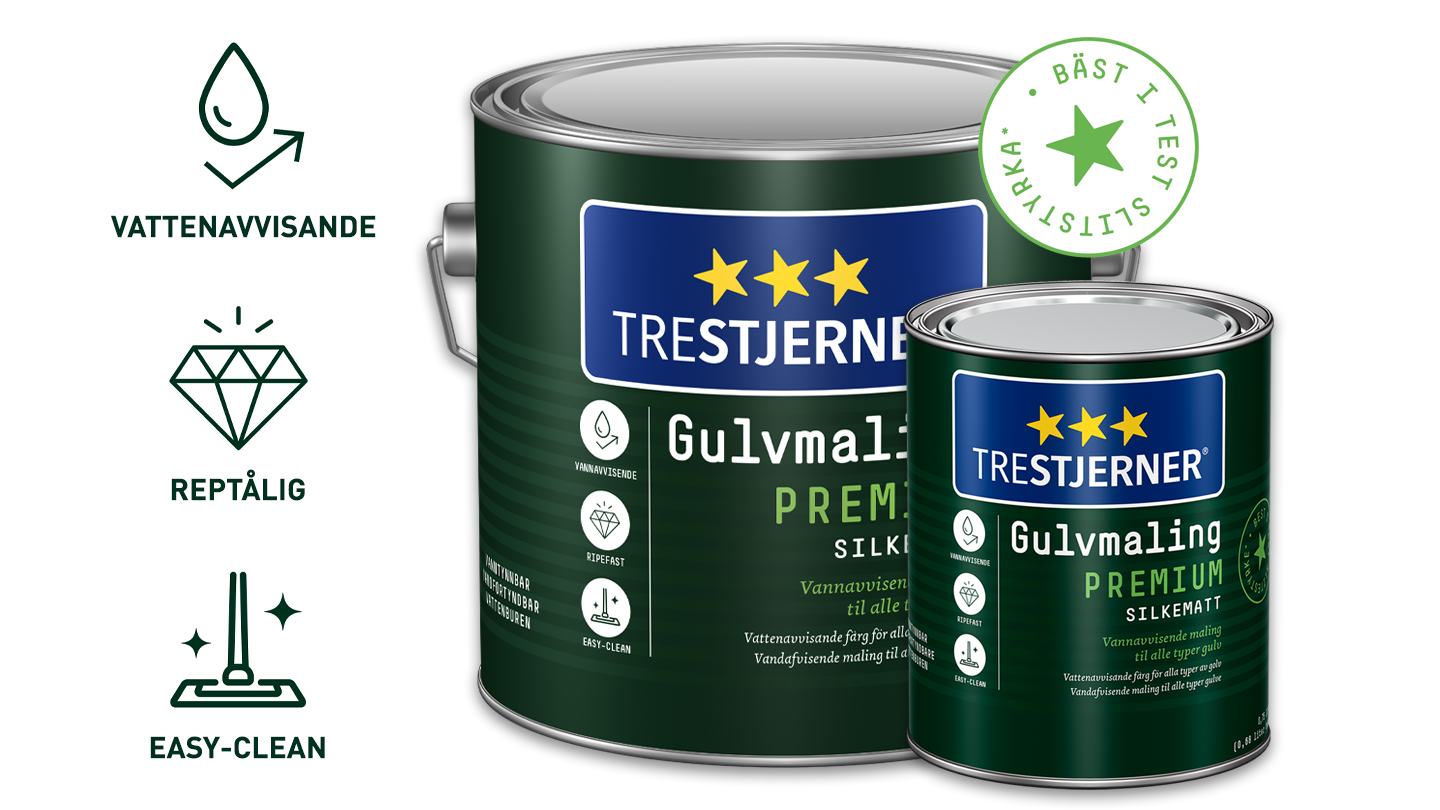 Trestjerner Golvfärg Premium