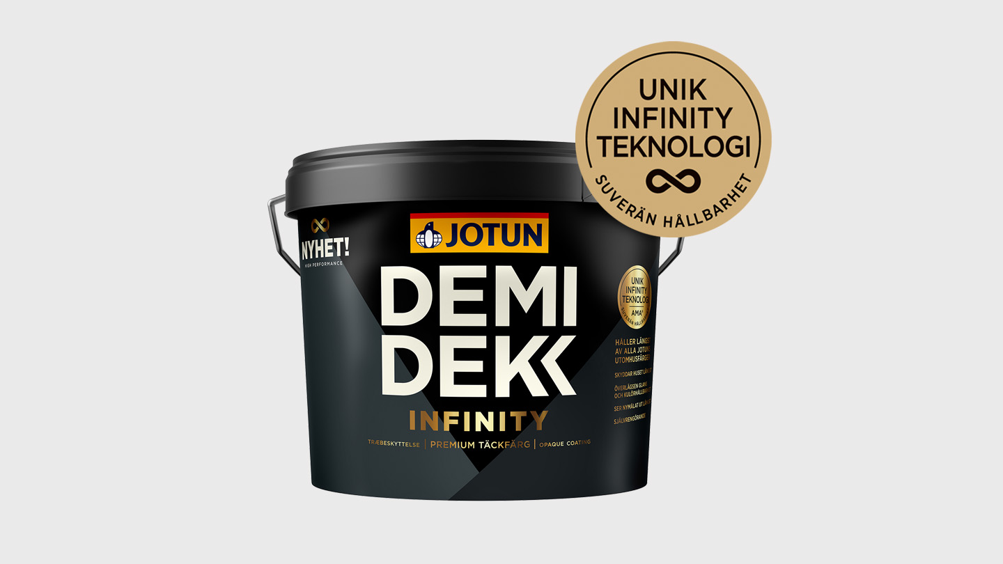 DEMIDEKK Infinity - utomhusfärg som håller längst