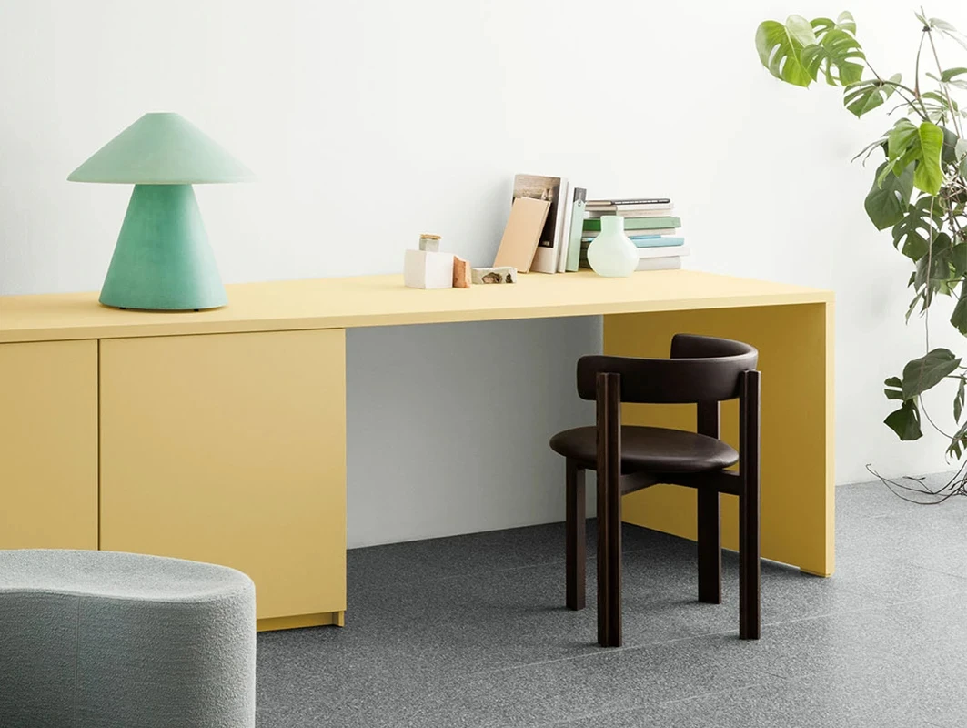 Yellow desk