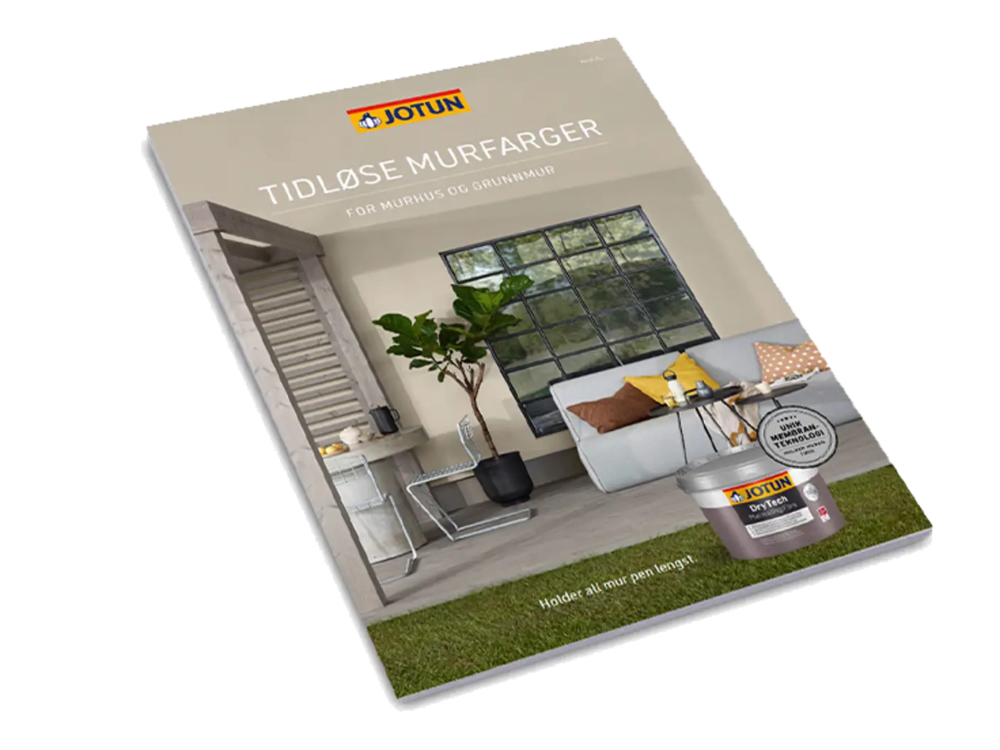 Forsiden av Jotun DryTech Murmaling fargekart