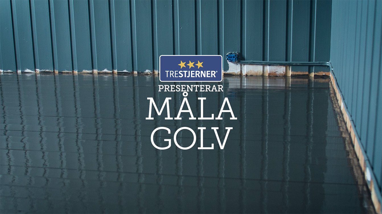 Måla golv