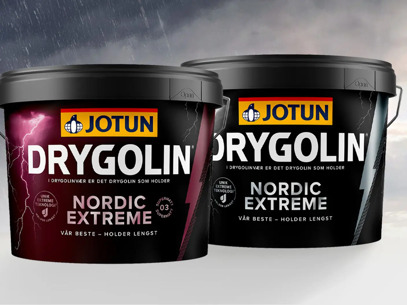 Supermat og halvblankt udseende