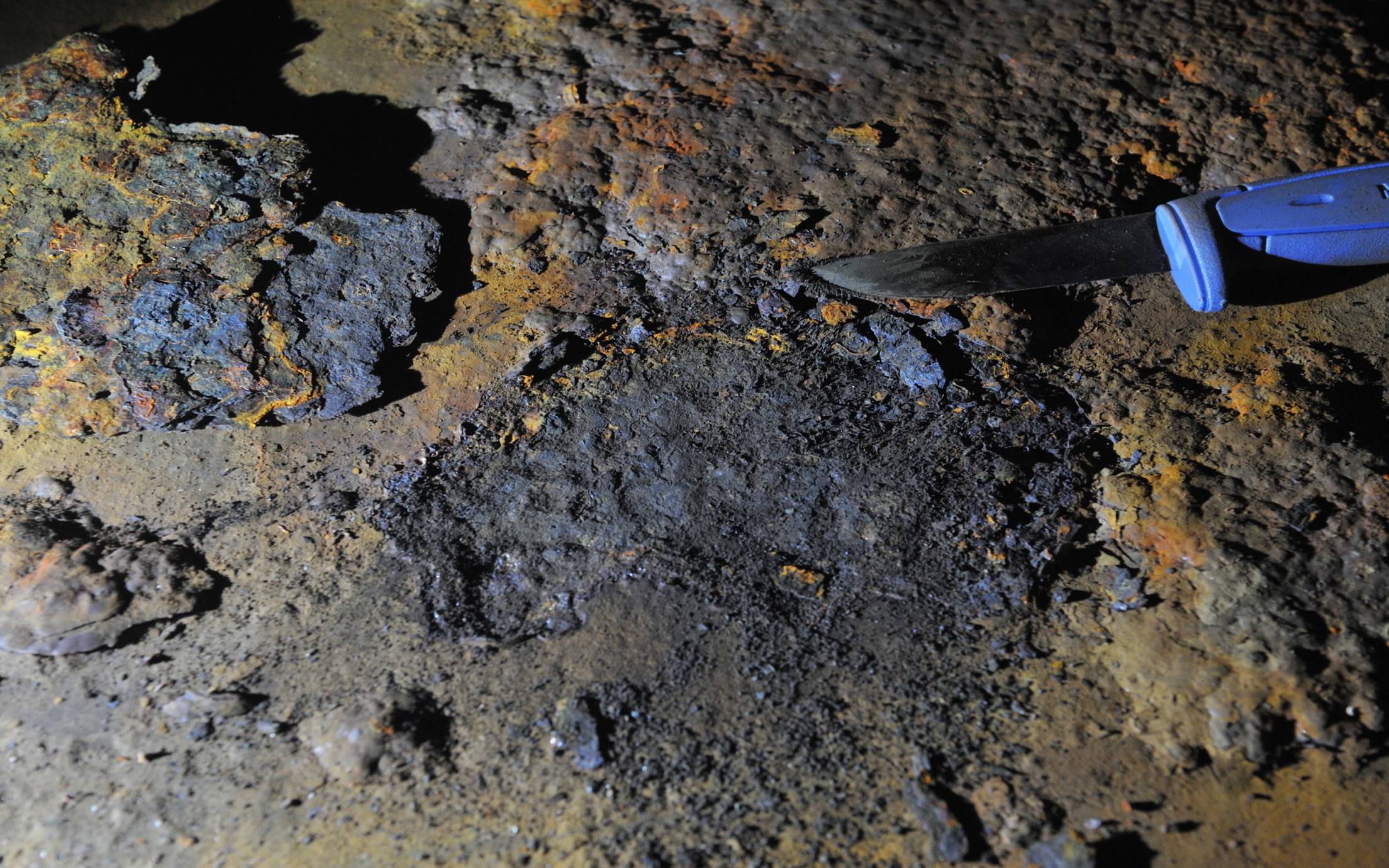 Corrosion damage submerged 