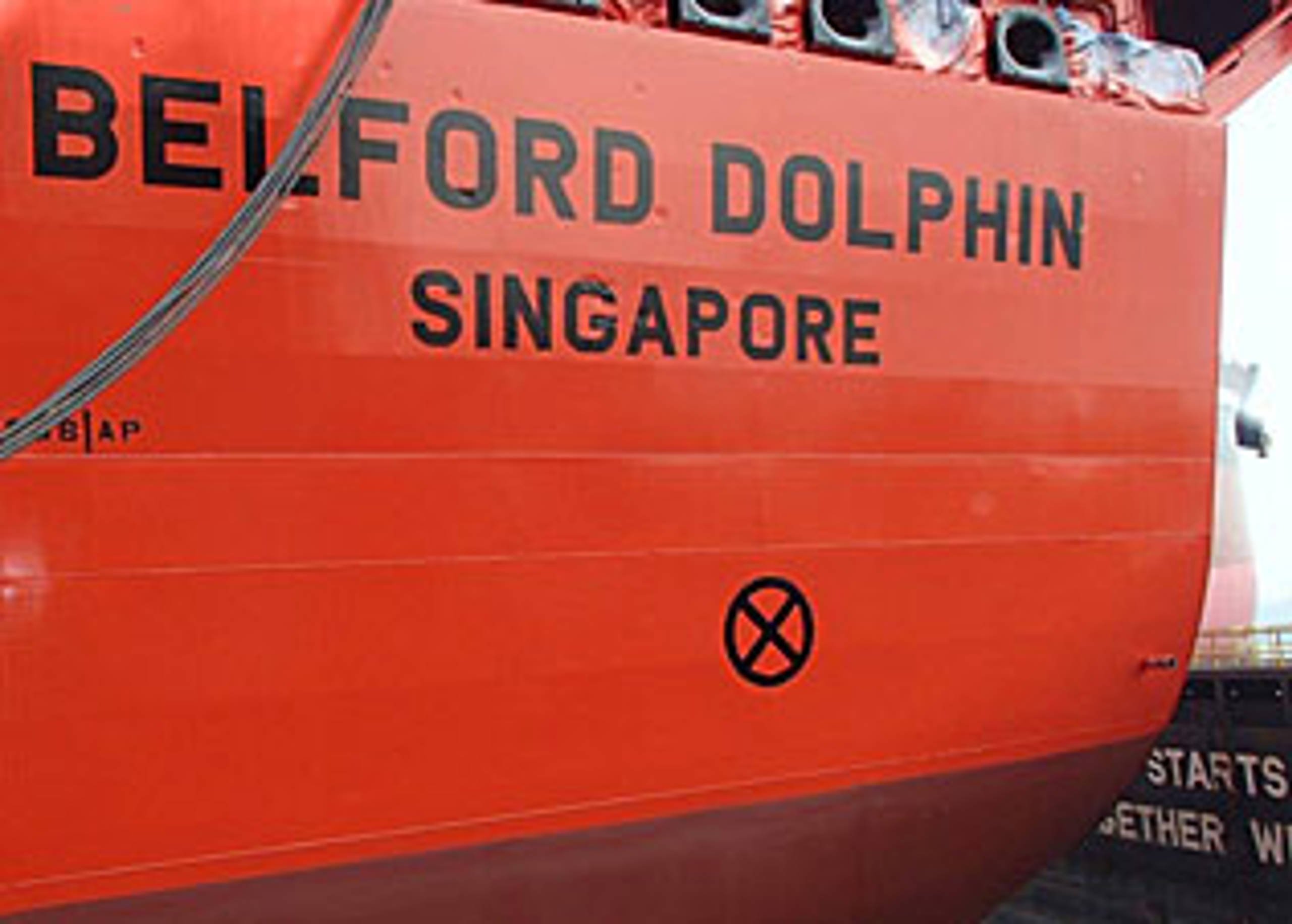 Belford Dolphin coated with Jotun coatings 