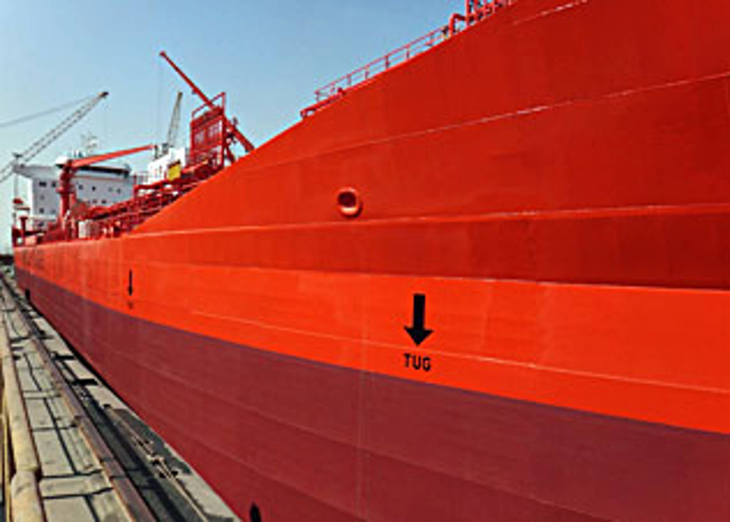 The chemical tanker Bow Clipper, coated with Jotun's Hardtop AX
