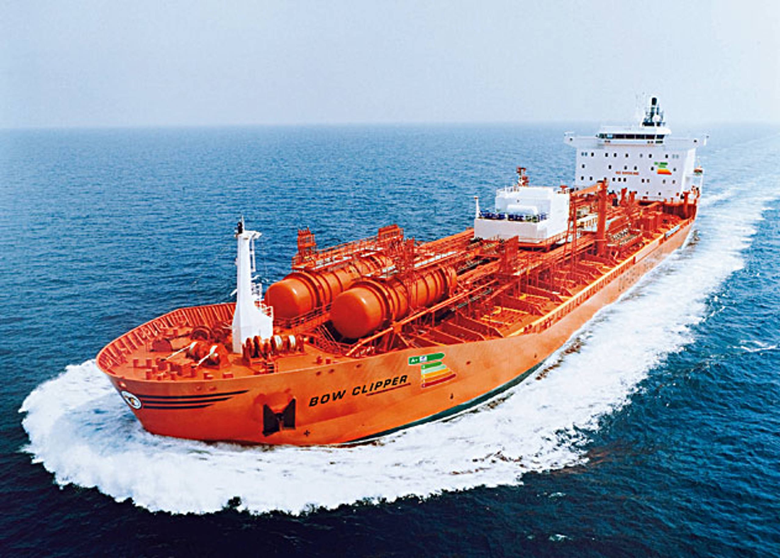 Jotun's Jotamastic 90, Hardtop AX and SeaQuantum Classic was used on the chemical tanker Bow Clipper. Photo credit: Oddfjell