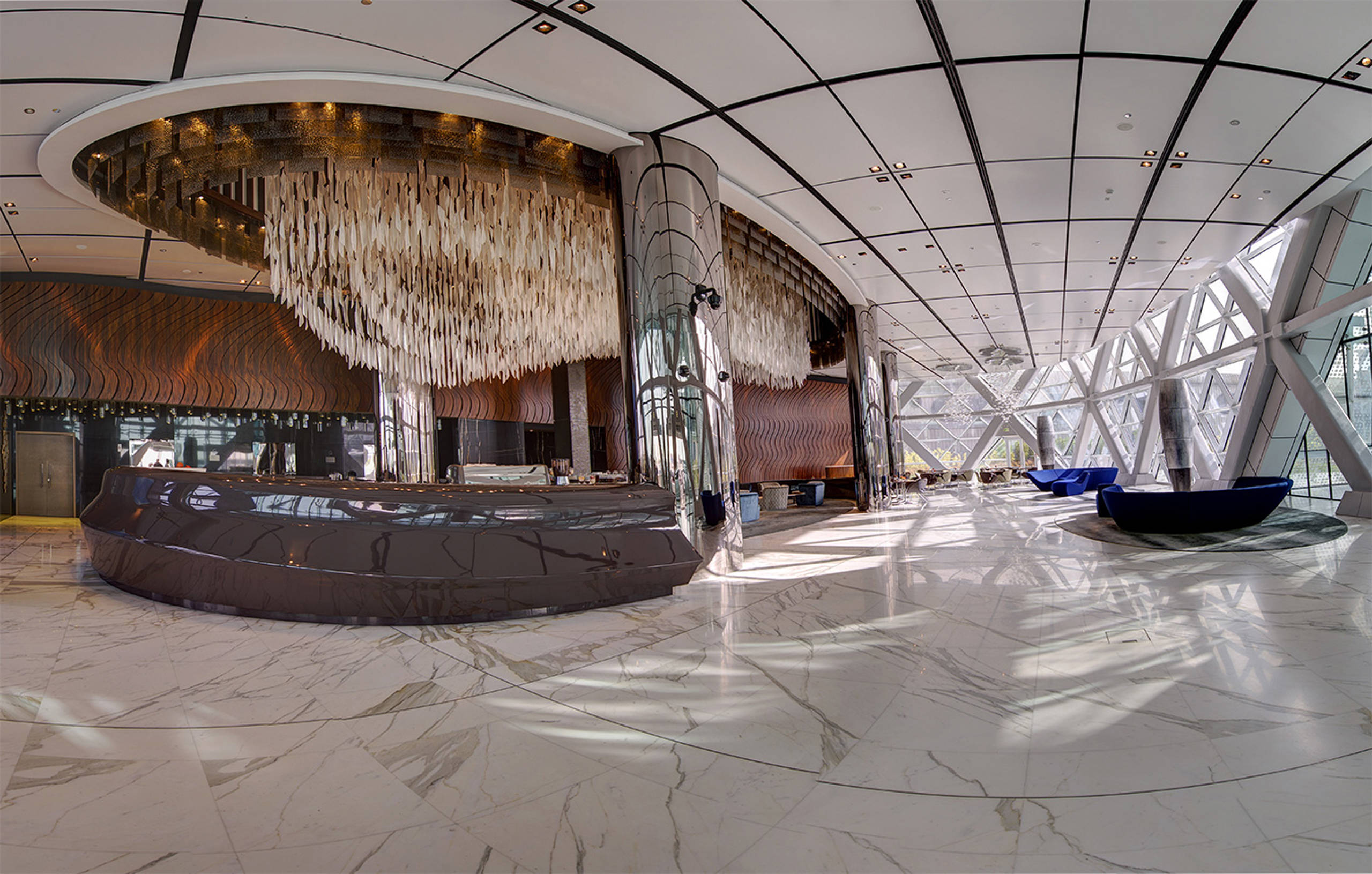 Jotun reference case Capital Gate, Abu Dhabi