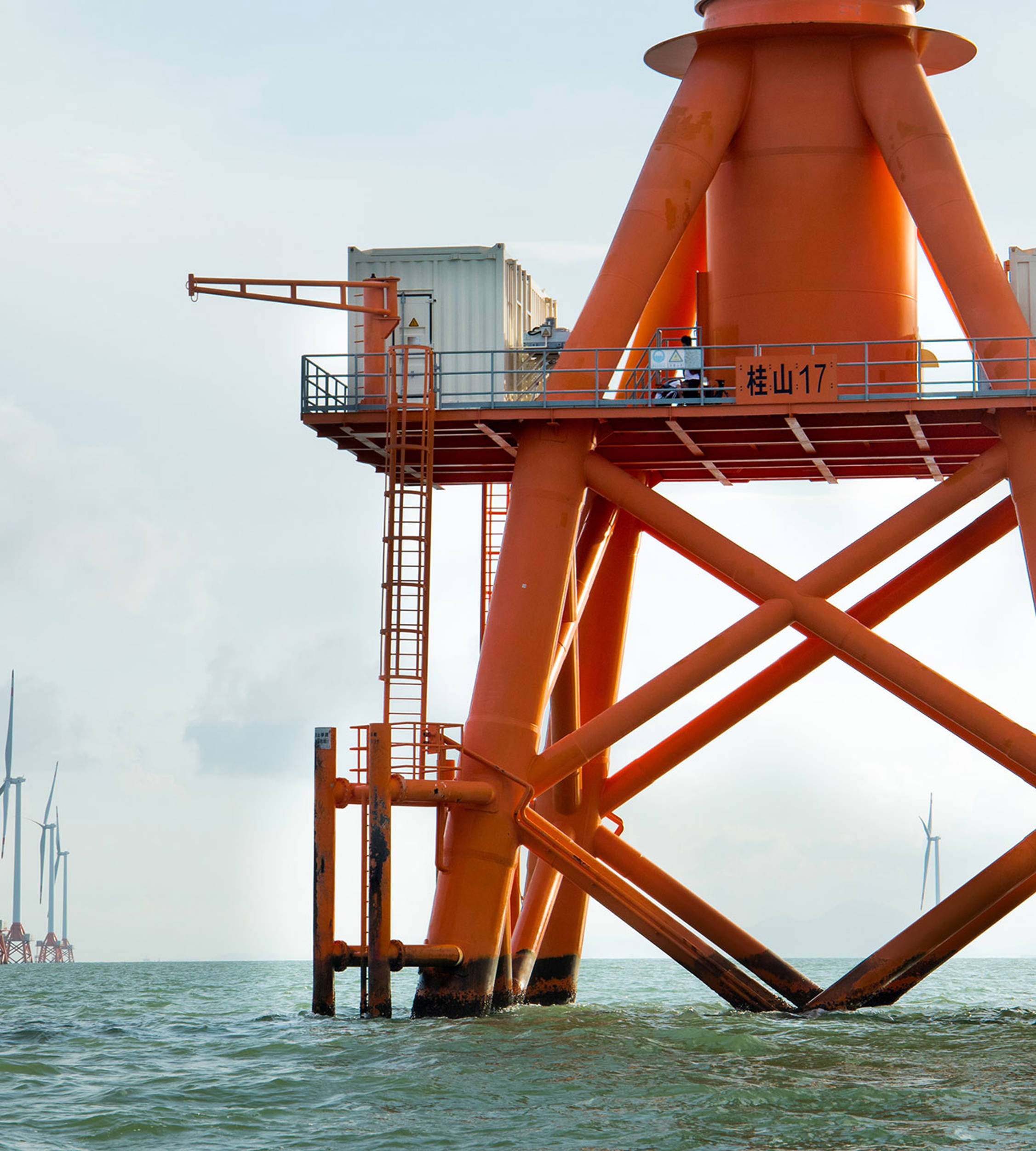 Jotun protects the jacket for the wind power installation at sea