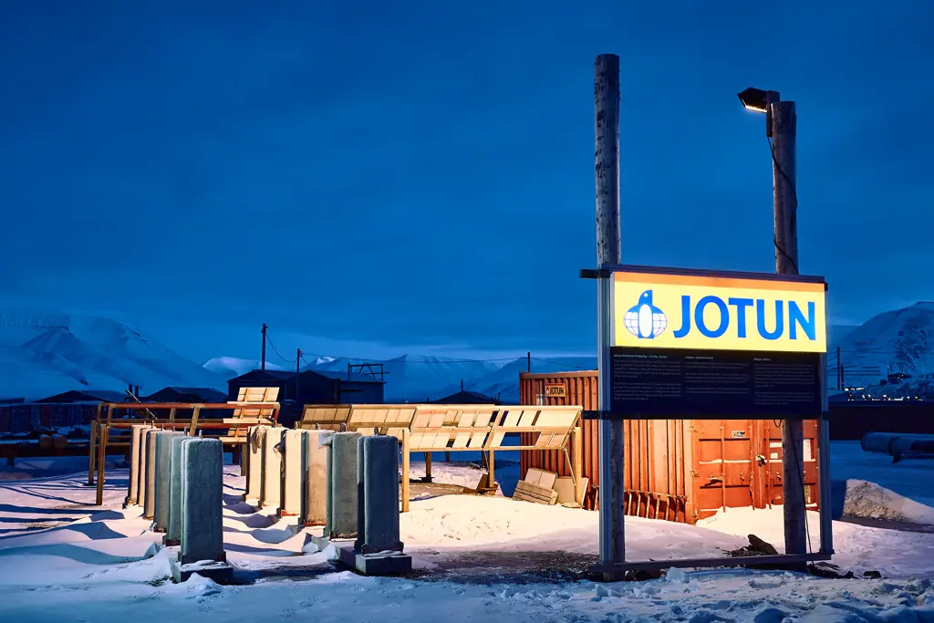 Jotun's test centre in Svalbard, Norway