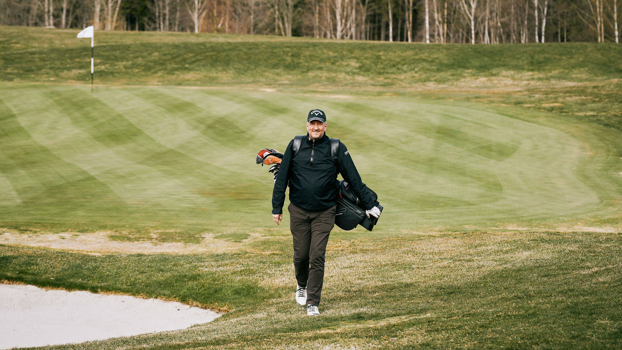 Stein Kjolberg at the golf course