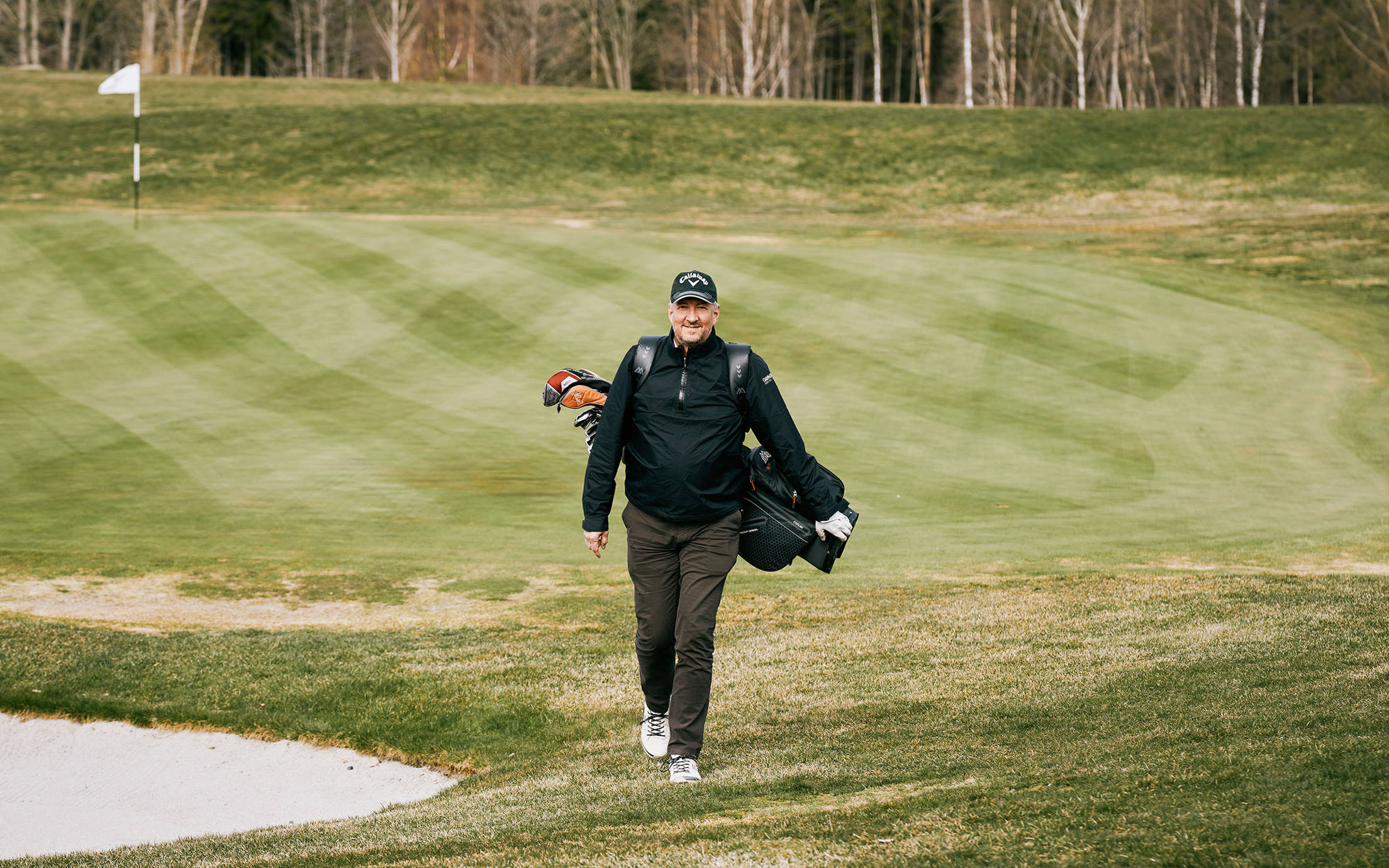 Stein Kjolberg at the golf course