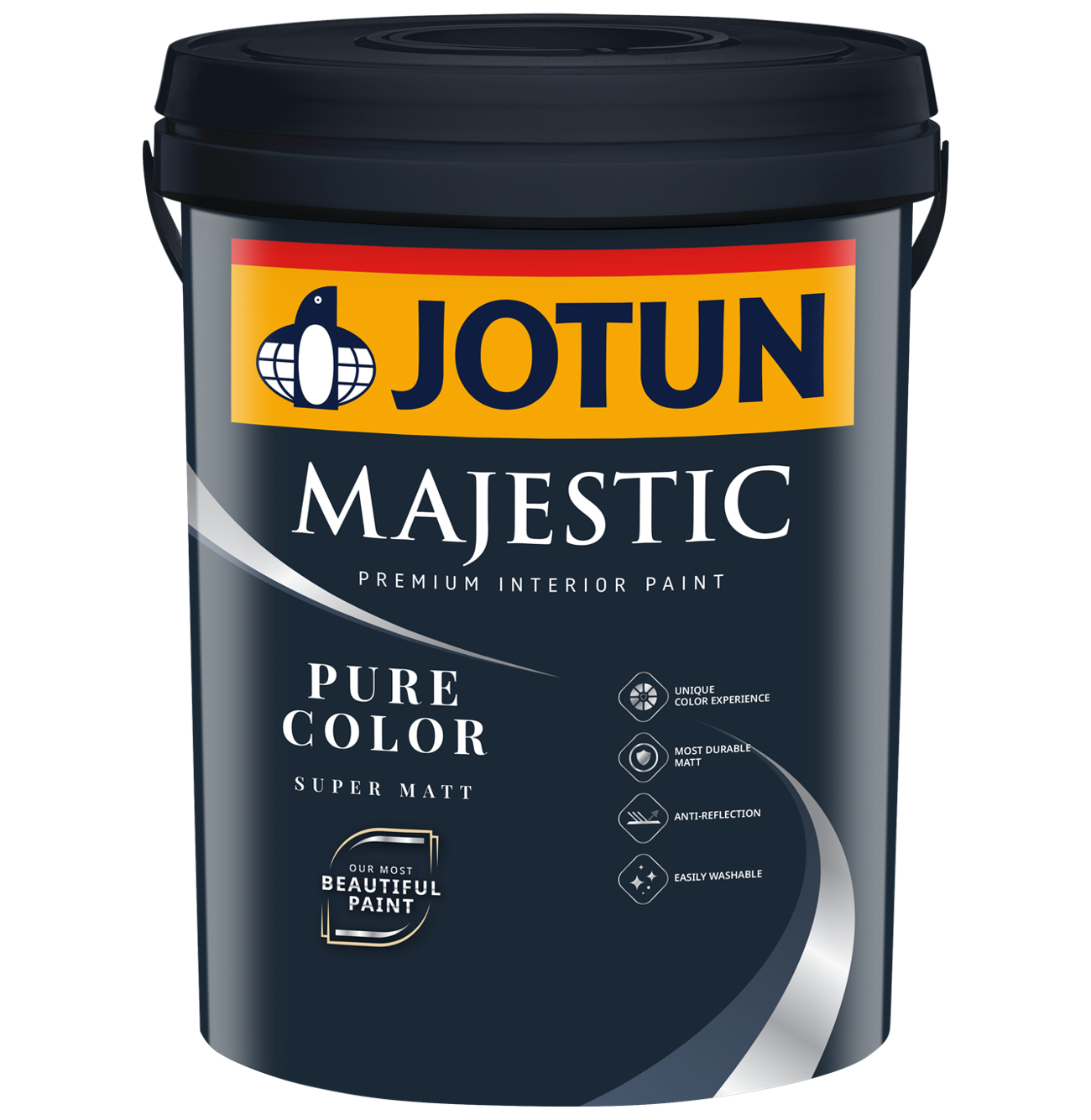 Majestic Pure Color packaging can